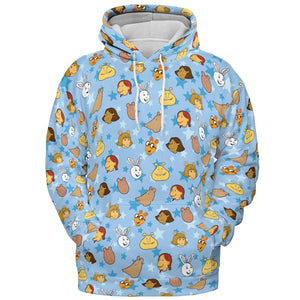Arthur Characters All-over Print Hoodie