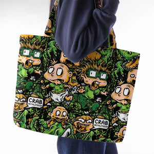 Old Skool Saturday Morning Rugrats Large Tote Bag