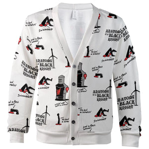 Tis but a scratch Black Knight Monty Python And The Holy Grail Cardigan