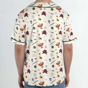 Avatar The Last Airbender Medley Pattern Unisex Baseball Jersey