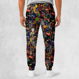 Vintage 1970s Star Trek Comic Books Collage Sweatpants