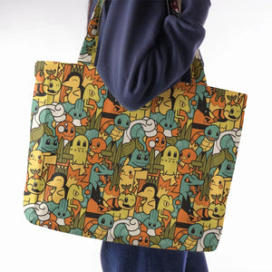 Power Starter Colors Pokemon Large Tote Bag