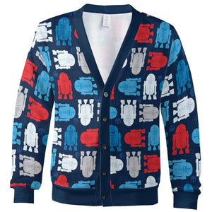 R2-D2 Star Wars 4th of July Pattern Cardigan