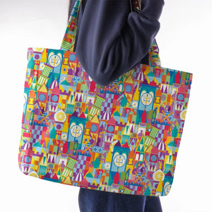 It's a Small World Large Tote Bag