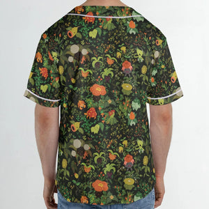 Grass Pokemon Patterns Unisex Baseball Jersey