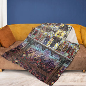WH40K Library Fleece Blanket