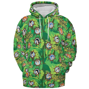 Gilligan's Island Characters All-over Print Hoodie
