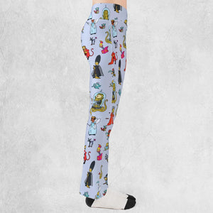 Halloween Costume The Simpsons Flare Leggings