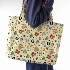 Ghiblipalooza Ghibli Themed Large Tote Bag