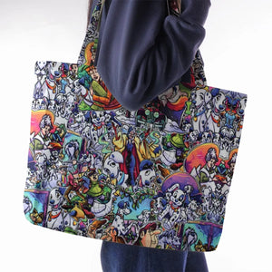 101 Dalmatians Main 90s Large Tote Bag