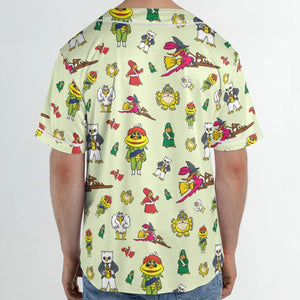 H.R. Pufnstuf Characters Sid and Marty Unisex Baseball Jersey