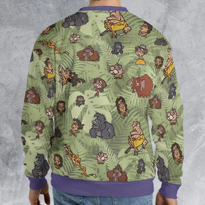 Tarzan Characters All-over Print Sweatshirt