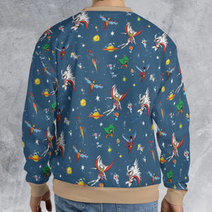 Battle of the Planets All-over Print Sweatshirt