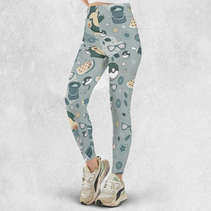 Summer Relax Snorlax Pokemon Legging