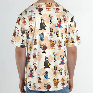 Nostalgia Underdog Characters Unisex Baseball Jersey