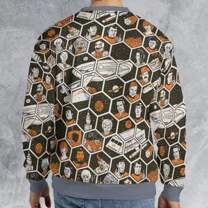 TrekToon Star Trek Hive Pattern All-over Print Sweatshirt