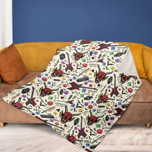 Hellfire Club Stranger Things Fleece Blanket