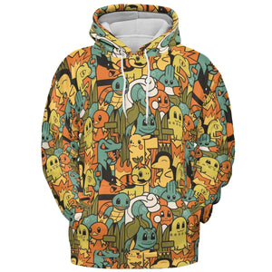 Power Starter Colors Pokemon All-over Print Hoodie