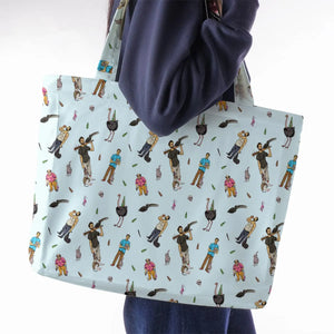 Count Duckula Characters Large Tote Bag
