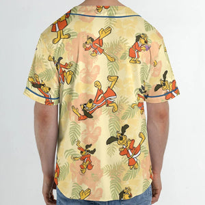 Kung Fu Dog Hong Kong Phooey Unisex Baseball Jersey