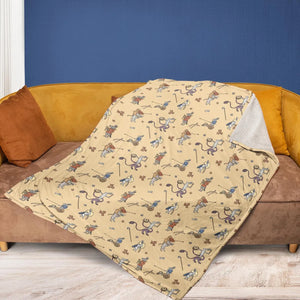 The Medieval Marginalia Killer Rabbit Monty Python Fleece Blanket