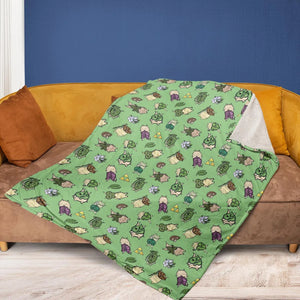Korok Style The Legend of Zelda Fleece Blanket