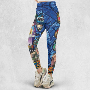 The Beginning Star Trek Pattern Legging