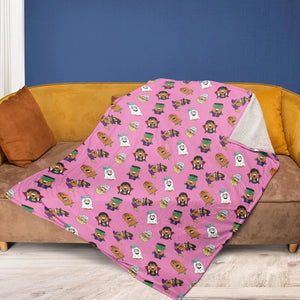 Halloween McNugget Buddies Fleece Blanket