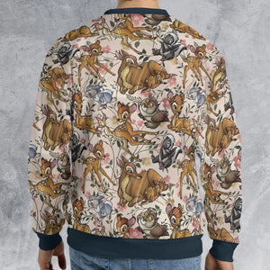 Little Wild Bambi All-over Print Sweatshirt
