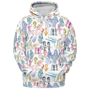 She Has The Strength To Do Anything The Bionic Woman All-over Print Hoodie