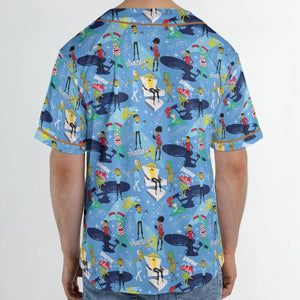 Cruisin' The Galaxy Star Trek Unisex Baseball Jersey
