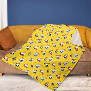 Sheriff Swag Deputy Dawg Fleece Blanket