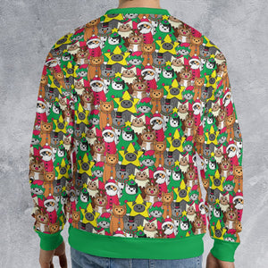 All-over Print Sweatshirt - Q7A62VTE - - 2