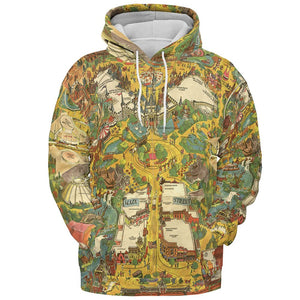 All-over Print Hoodie - 7LDH8NK9 - - 2