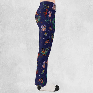 Wizard Characters Flare Leggings
