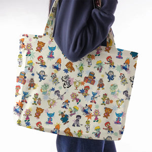 Parappa the Rapper Characters Large Tote Bag