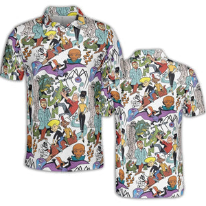 The Adventures Jonny Quest AOP Men/Women Polo Shirt