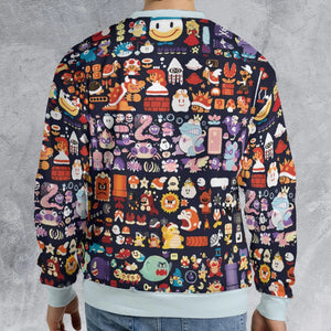 Mario Colors Super Mario All-over Print Sweatshirt