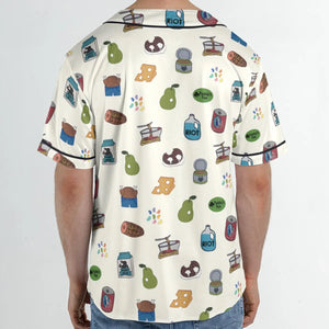 The Food of It's Always Sunny In Philadelphia Unisex Baseball Jersey