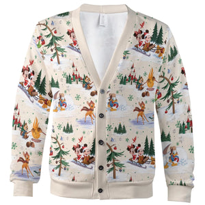 Magical Classic Mouse and Friends Christmas Cardigan