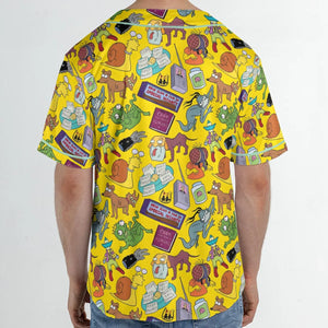 Treehouse of Horror The Simpson Unisex Baseball Jersey