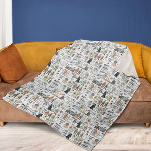 Egyptian Galaxy Wars Fleece Blanket