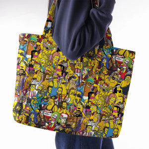 WWF Simpsons Large Tote Bag