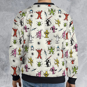 Pop Wars Star Wars Pop Art Pattern All-over Print Sweatshirt