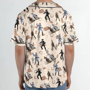 Old Western The Lone Ranger Zorro Tarzan Unisex Baseball Jersey