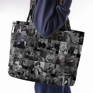 To The Moon The Honeymooners Large Tote Bag
