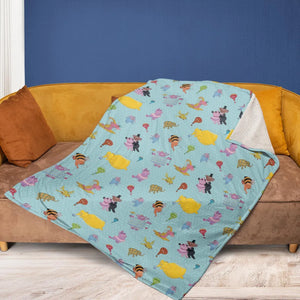 Heffalumps and Woozles Winnie the Pooh Fleece Blanket