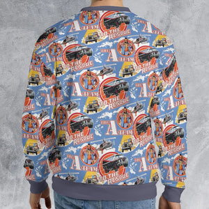 To The Rescue The A Team Pattern All-over Print Sweatshirt