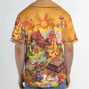 Wonder Foodland The Siege Of Mcdonaldland Unisex Baseball Jersey