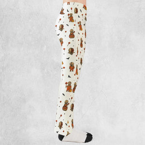 Pumpkin Sam Trick 'r Treat Horror Flare Leggings